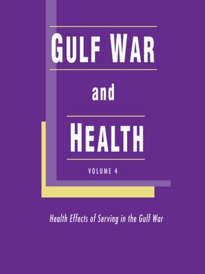 cover image of Gulf War and Health, Volume 4
